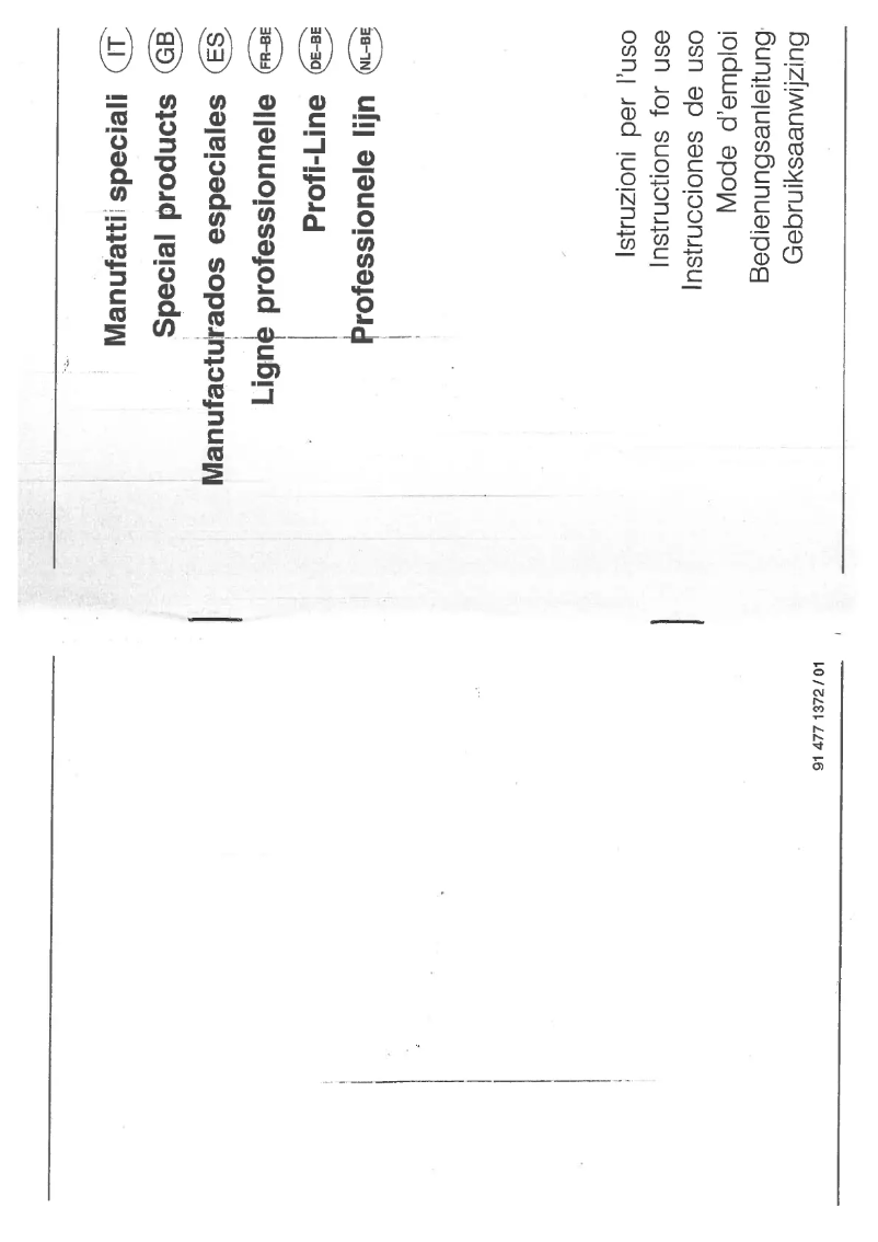 Page n°1 - Manuel utilisateur Smeg PSNL19-4E