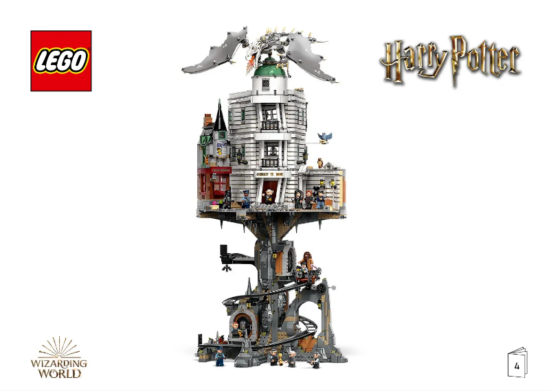 Page 1 de la notice Manuel utilisateur Lego Harry Potter 76417
