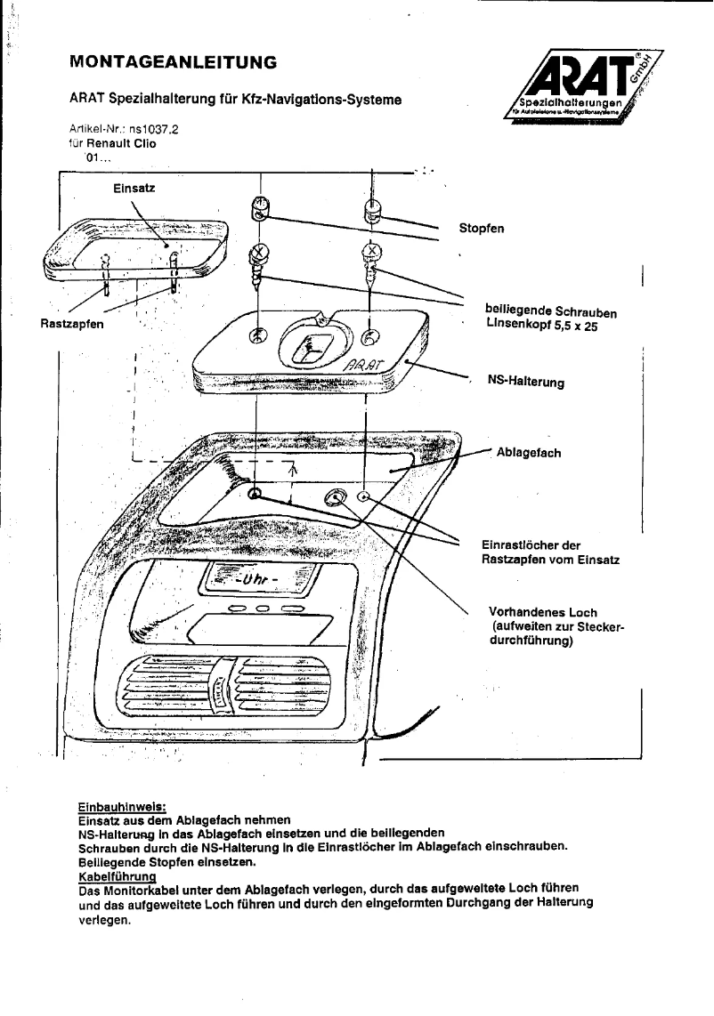 Image de la première page du manuel de l'appareil NS1037.2