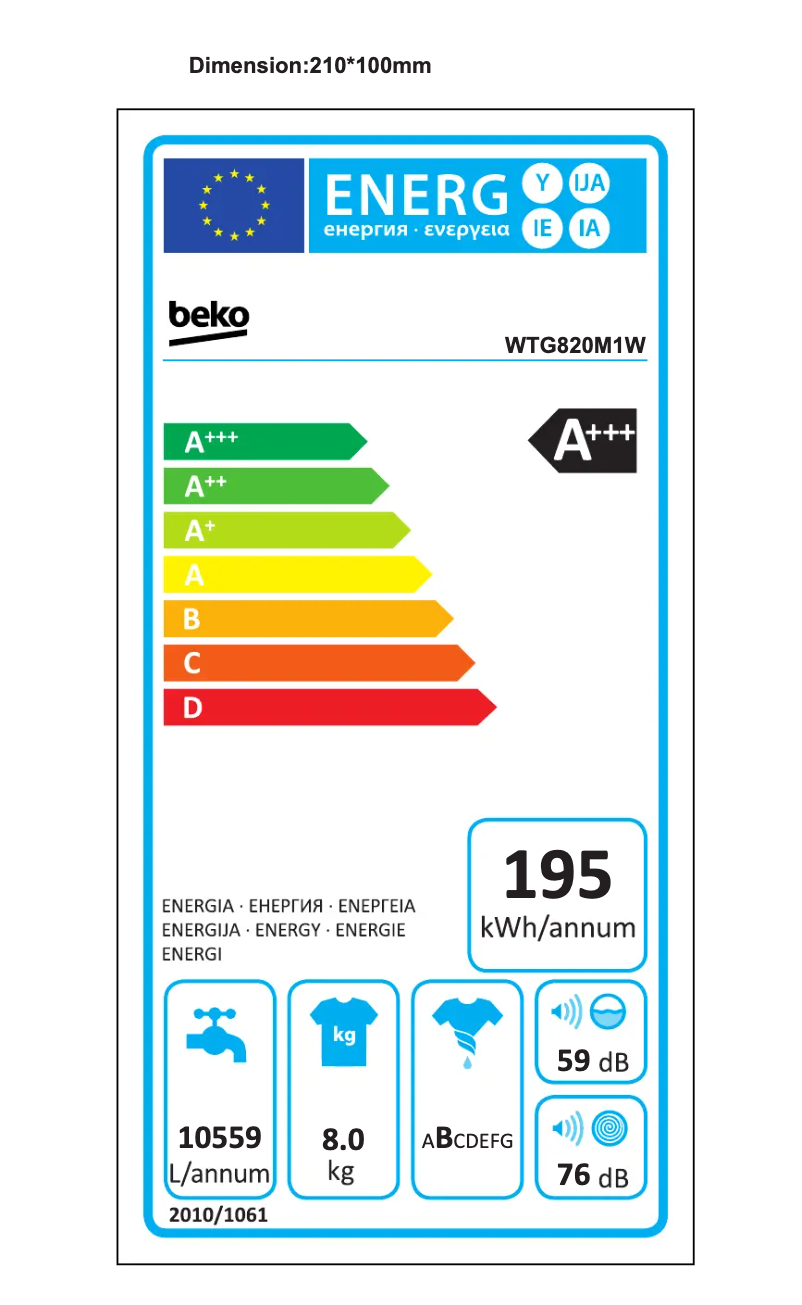 Image de la première page du manuel de l'appareil WTG820M1