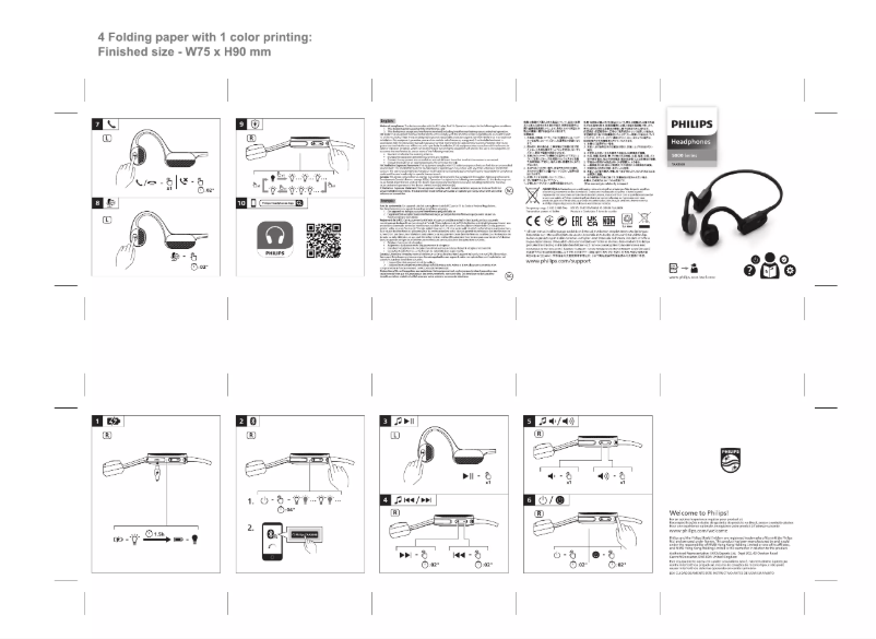 Page 1 de la notice Guide de démarrage rapide Philips TAA5608