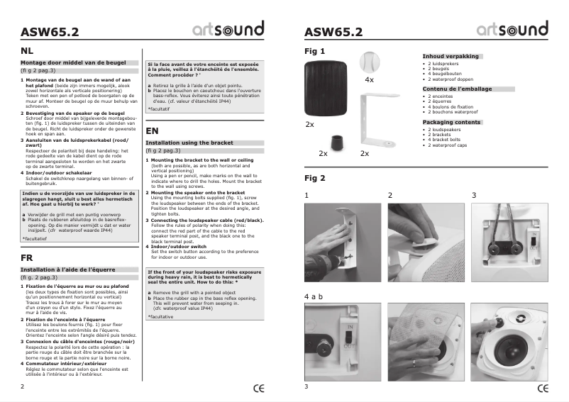 Image de la première page du manuel de l'appareil ASW65.2
