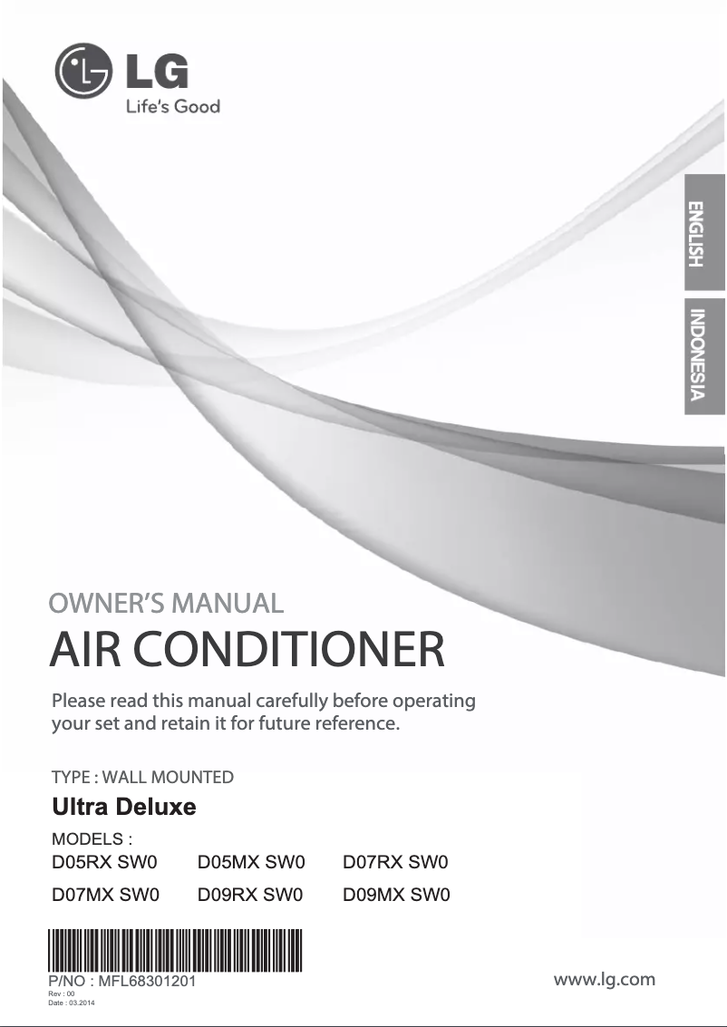 Page n°1 - Manuel utilisateur LG D05RX