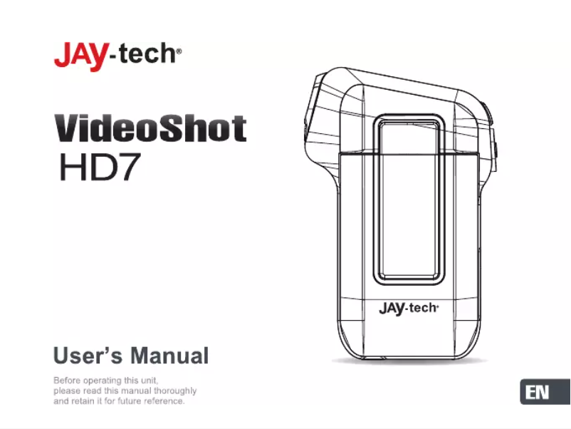 Page n°1 - Manuel utilisateur Jay-Tech VideoShot HD7