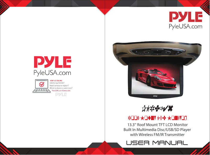 Page 1 de la notice Manuel utilisateur Pyle PLRD146