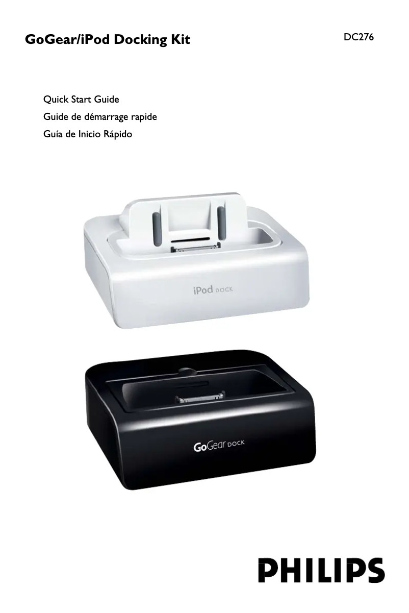 Page n°1 - Manuel utilisateur Philips DC276