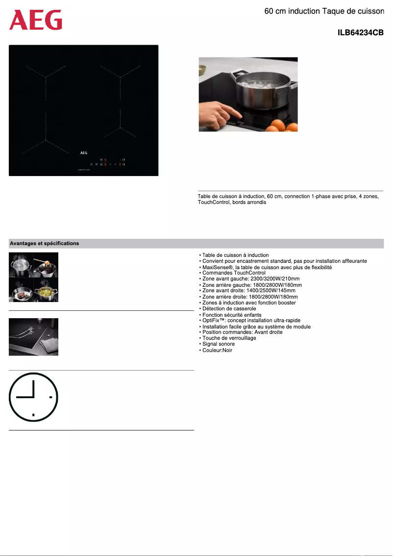 Image de la première page du manuel de l'appareil ILB64234CB