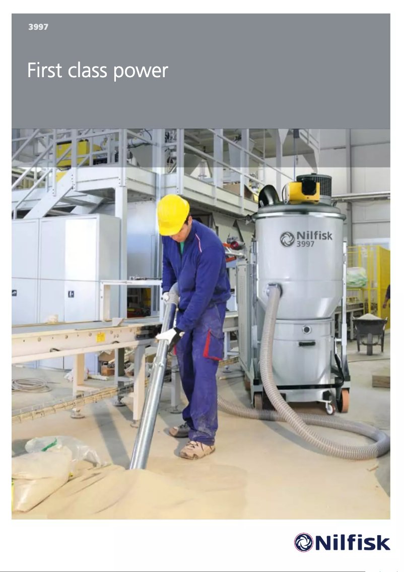 Página 1 del manual Folleto Nilfisk 3997