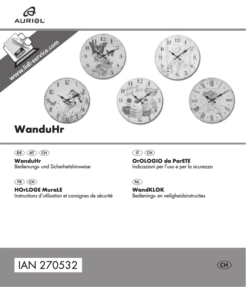 Página 1 del manual Manual de usuario Auriol IAN 270532