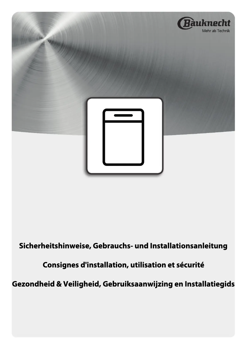 Page 1 de la notice Manuel utilisateur Bauknecht CBSIO 3C22