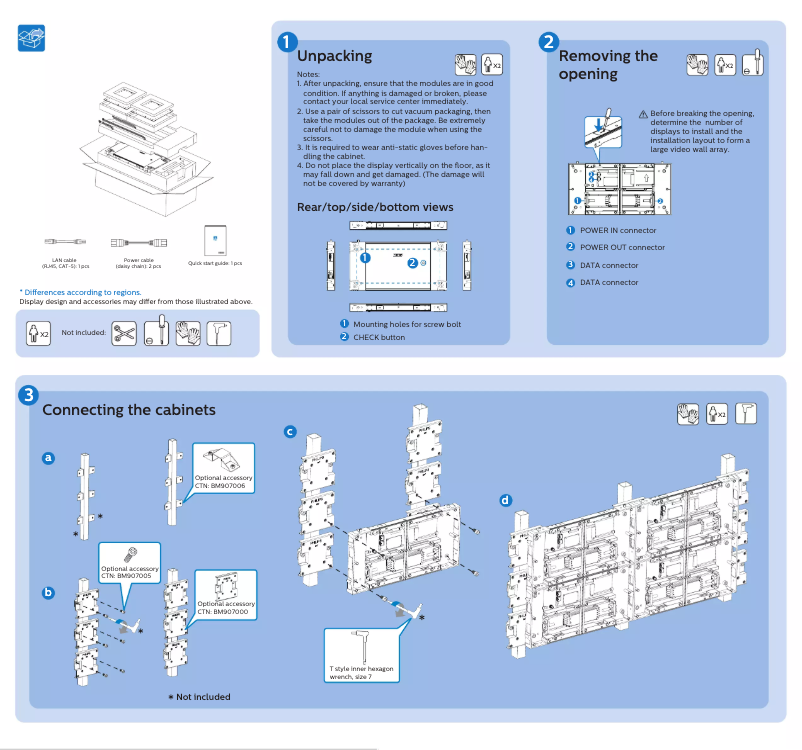 Página 1 del manual Guía de inicio rápido Philips 22BDL7224L