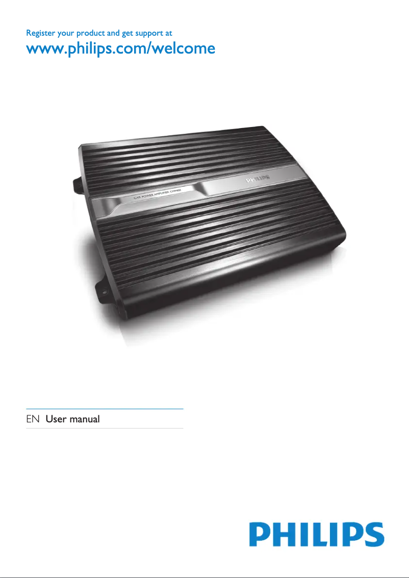 Página 1 del manual Manual de usuario Philips CMP400