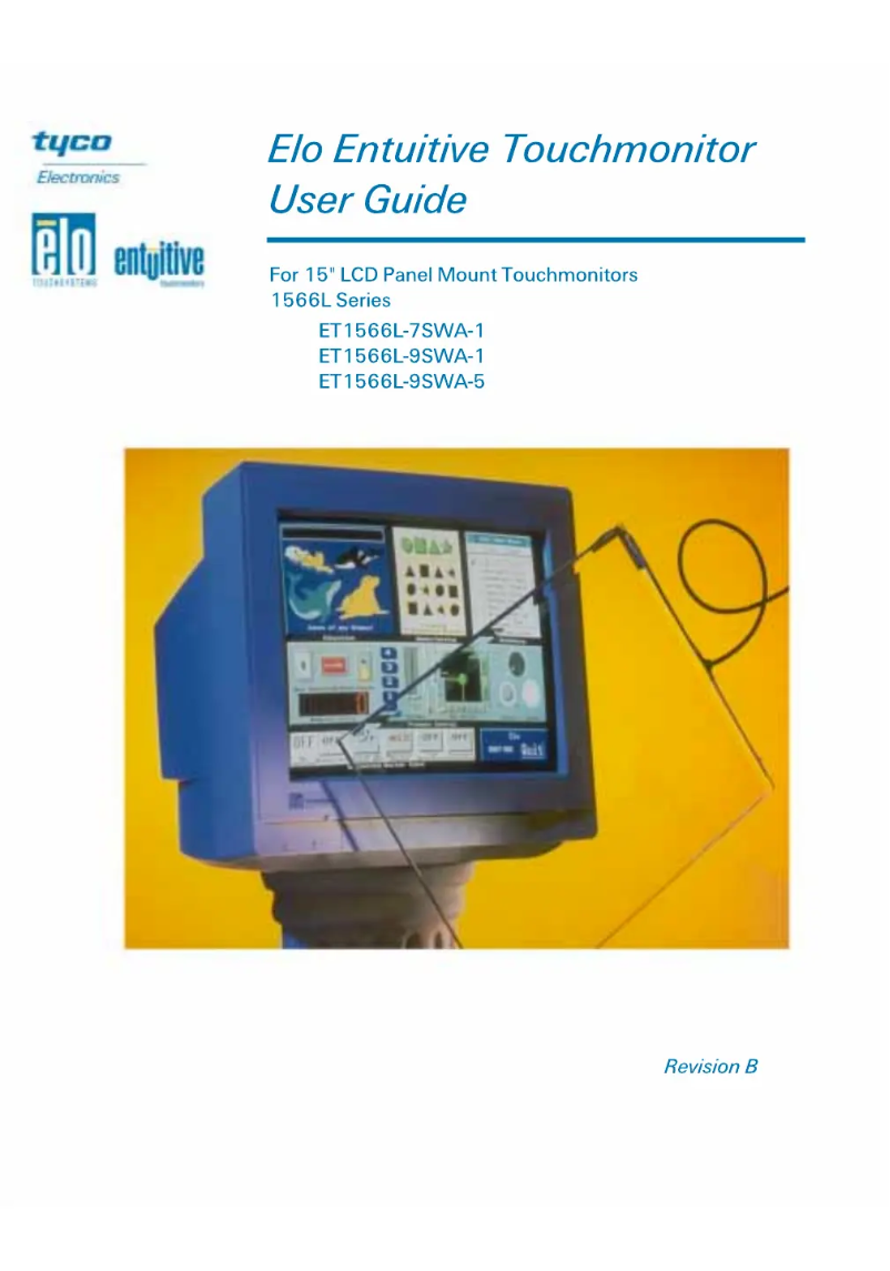 Page n°1 - Manuel utilisateur Elo 1566L