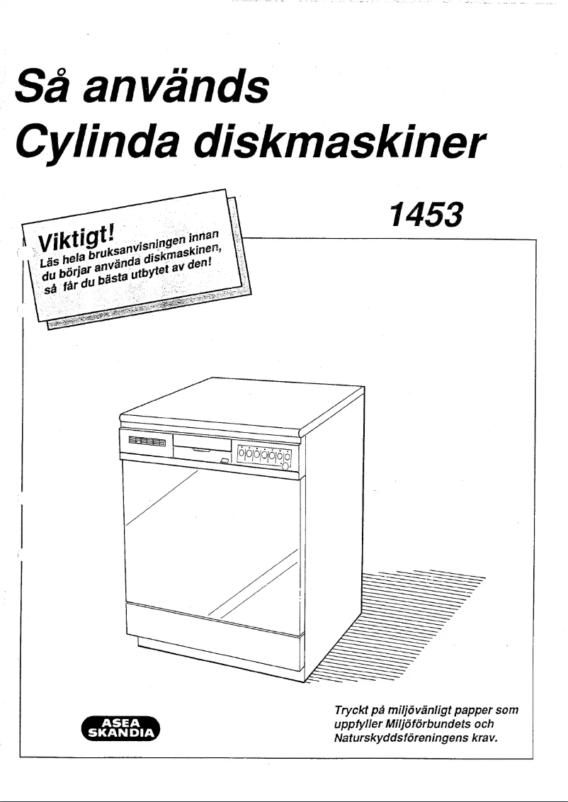 Page 1 de la notice Manuel utilisateur Cylinda 1453