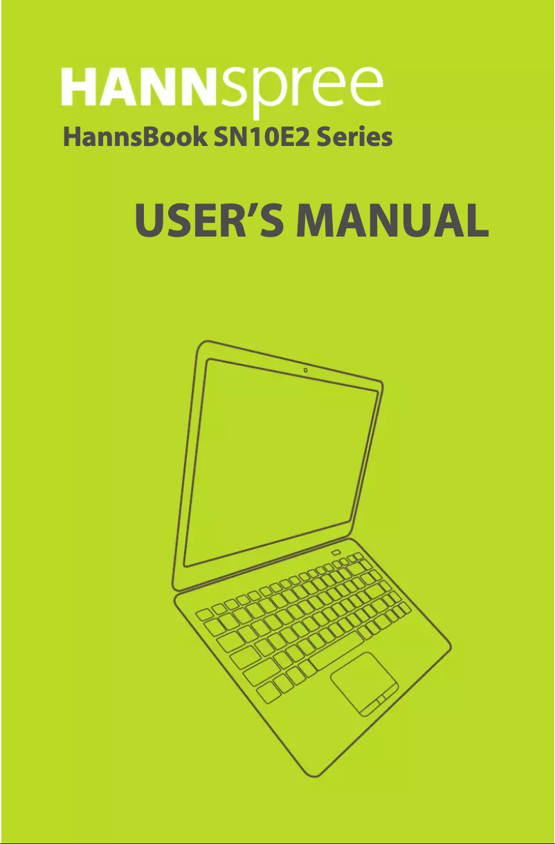 Page 1 de la notice Manuel utilisateur Hanns.G SN10E24B