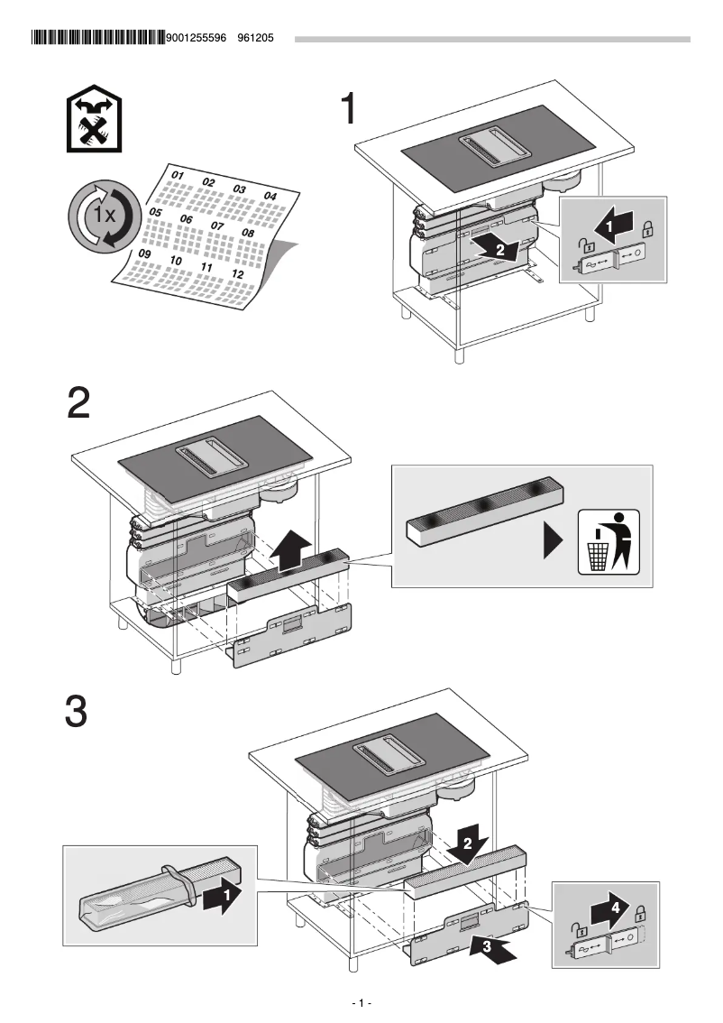 Page 1 de la notice Manuel utilisateur Neff Z8500X0