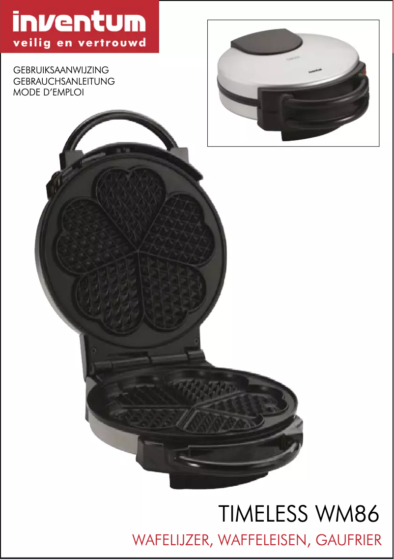 Page n°1 - Manuel utilisateur Inventum WM86