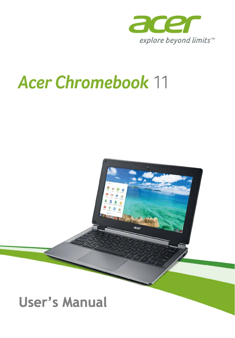 Página 1 del manual Manual de usuario Acer Chromebook 11