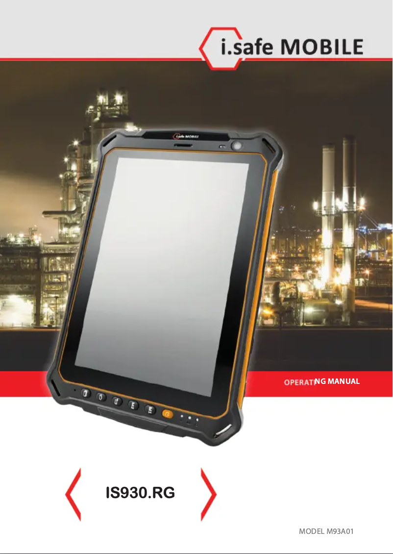 Page 1 de la notice Manuel utilisateur i.safe Mobile IS930.RG