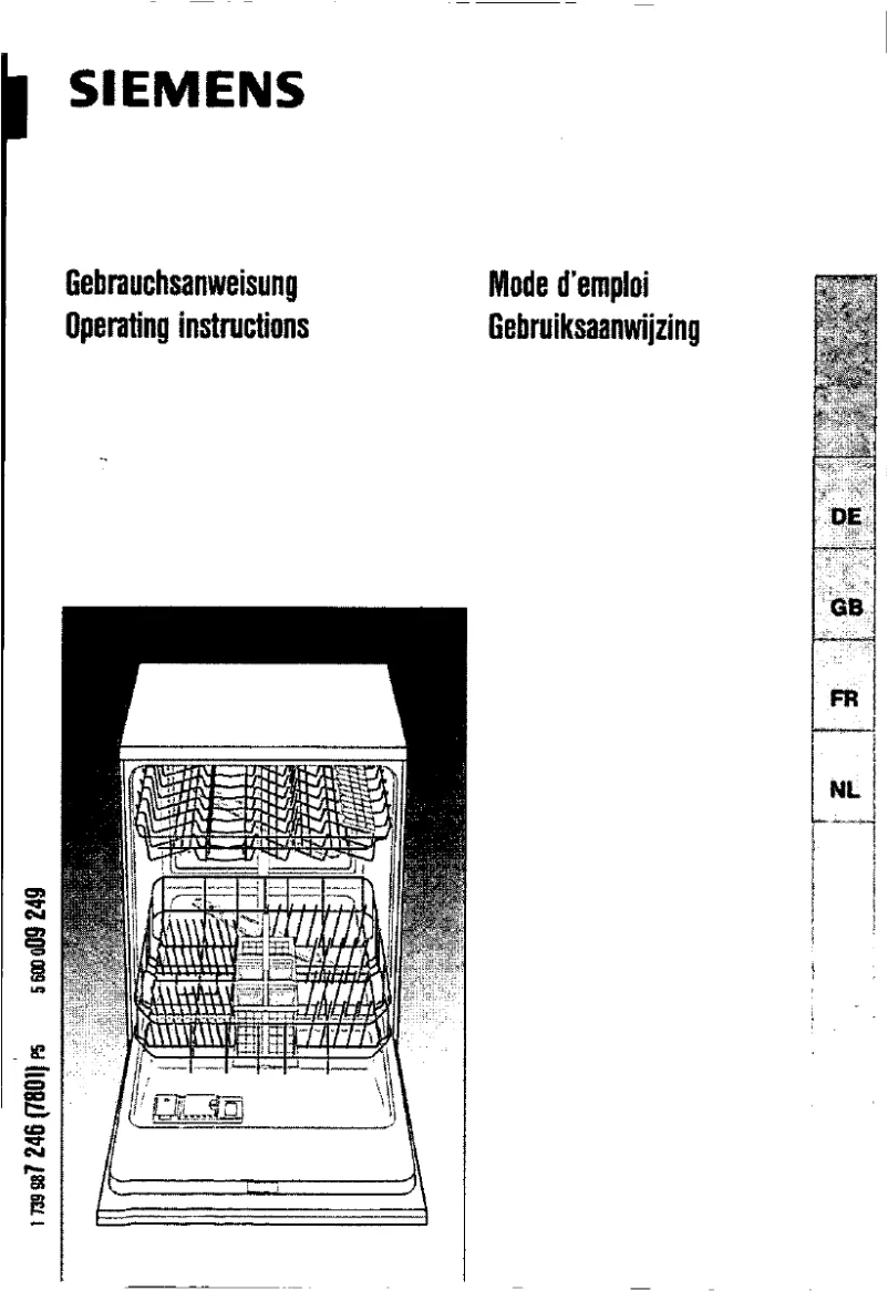 Page n°1 - Manuel utilisateur Siemens SE25910