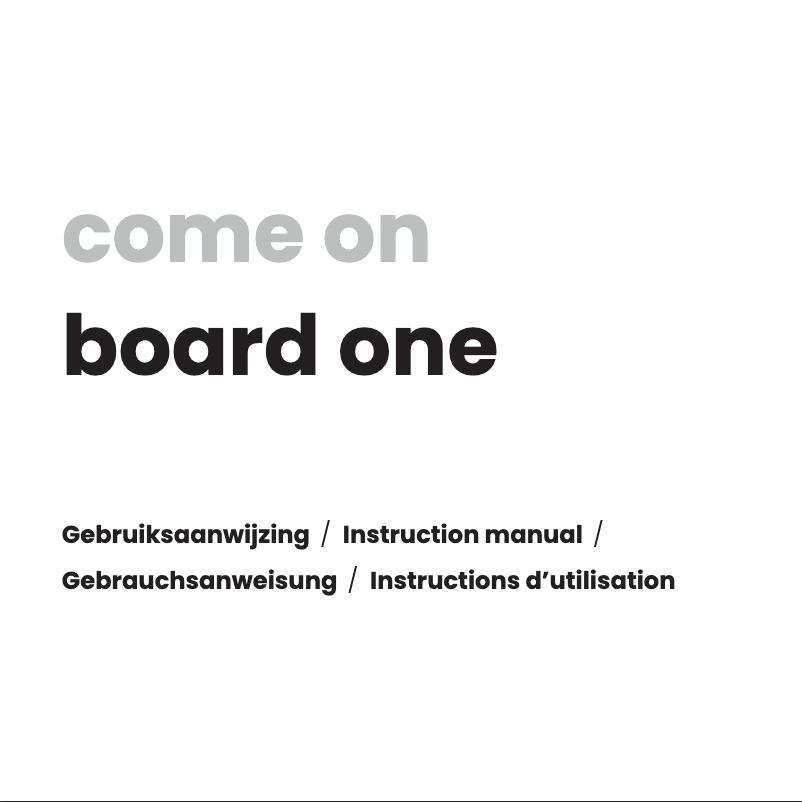 Página 1 del manual Manual de usuario Dubatti Board One