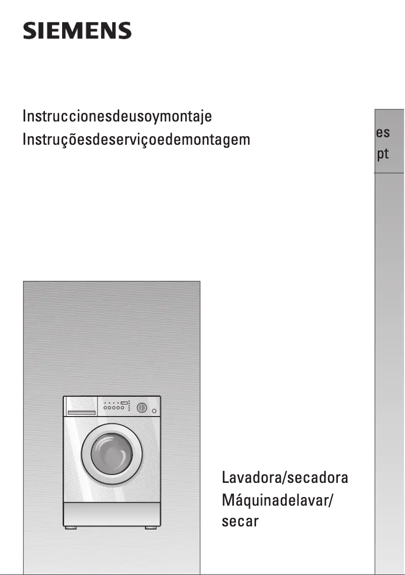 Page 1 de la notice Manuel utilisateur Siemens WDI1442EE