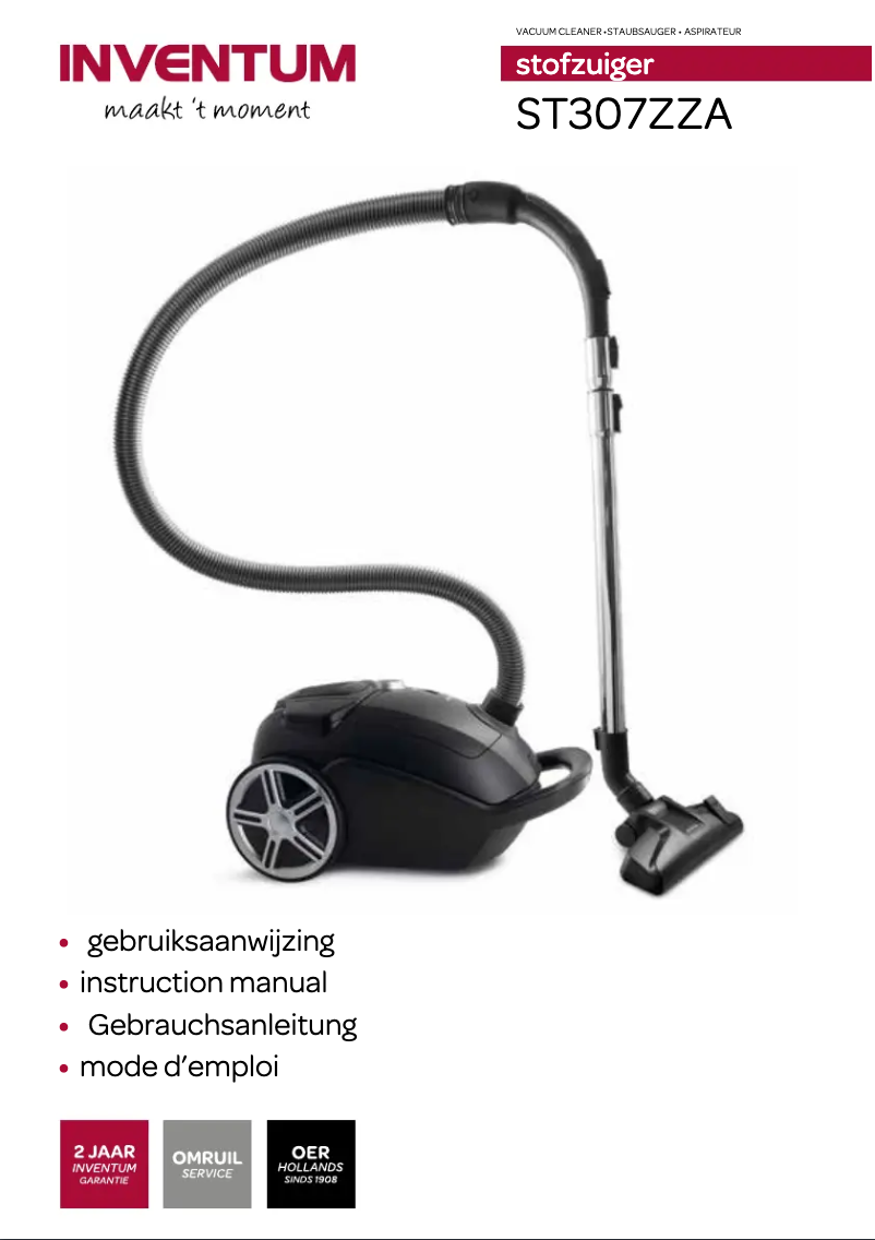 Page n°1 - Manuel utilisateur Inventum ST307ZZA