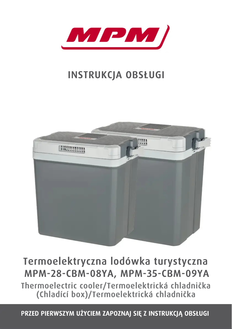 Page 1 de la notice Manuel utilisateur MPM MPM-35-CBM-09YA