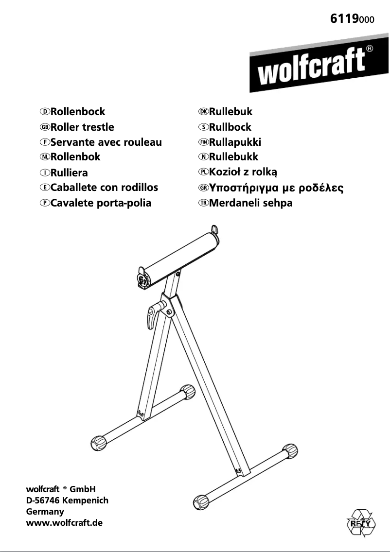 Image de la première page du manuel de l'appareil P 6119