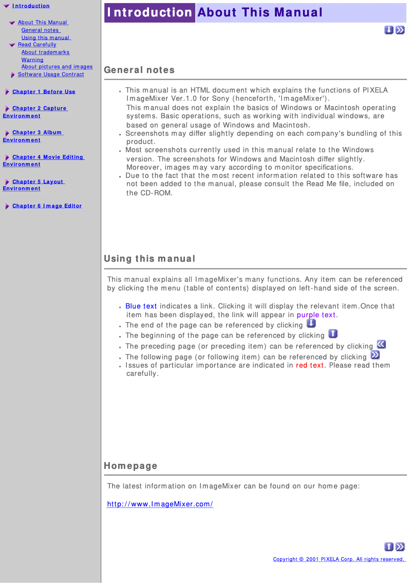 Page 1 de la notice Manuel utilisateur Sony DCR-TRV140