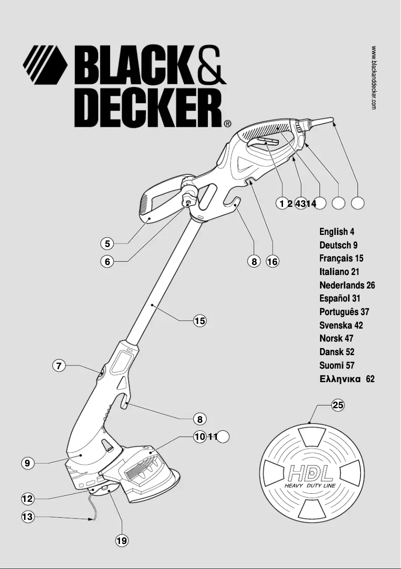 Page n°1 - Manuel utilisateur Black & Decker GL690