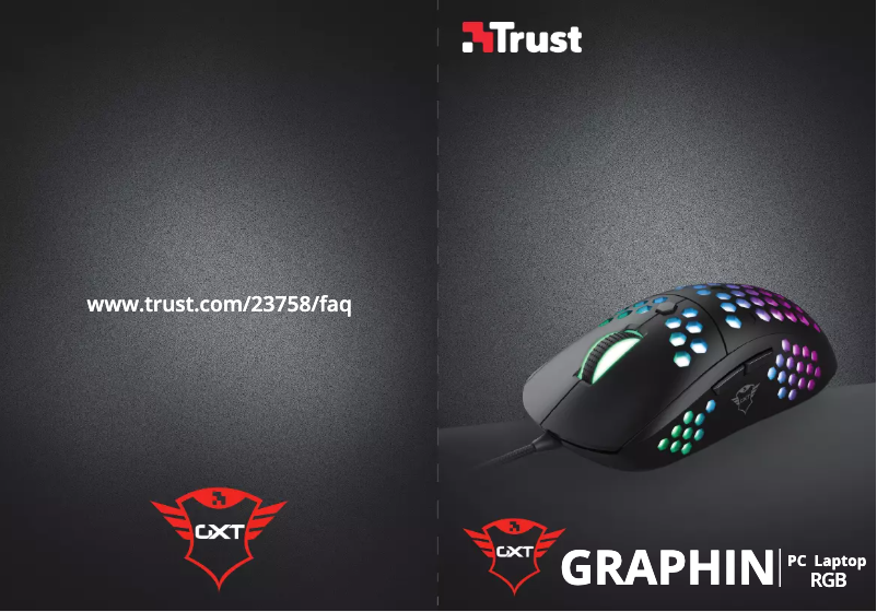 Page 1 de la notice Manuel utilisateur Trust Graphin GXT 960
