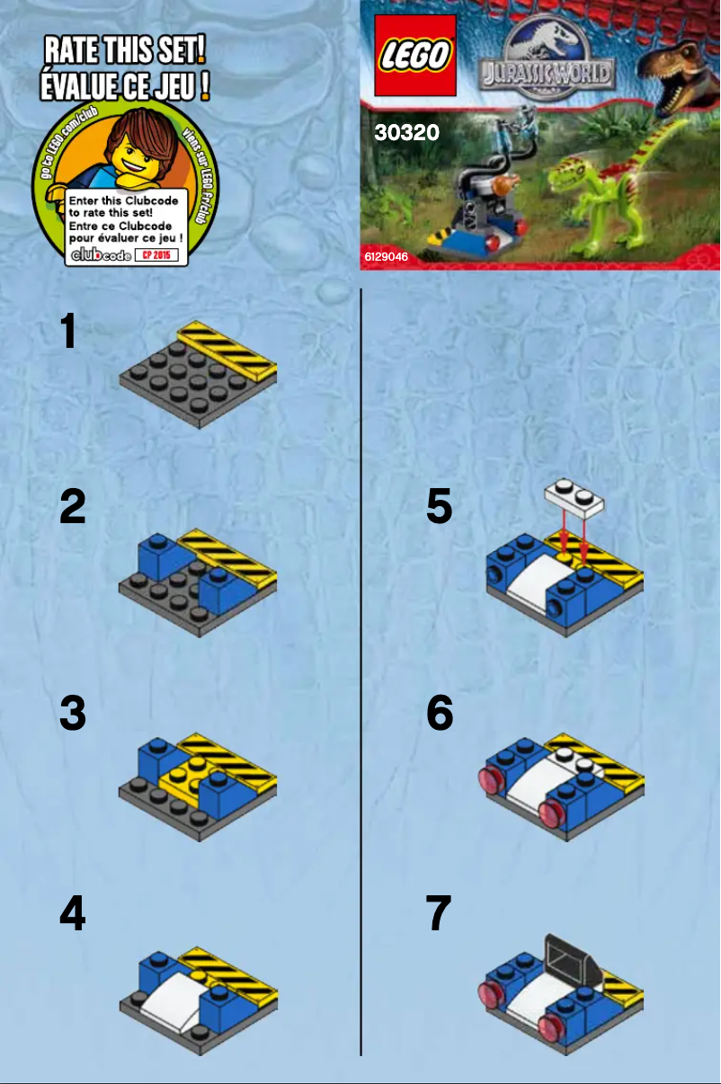 Página 1 del manual Manual de usuario Lego Jurassic World 30320