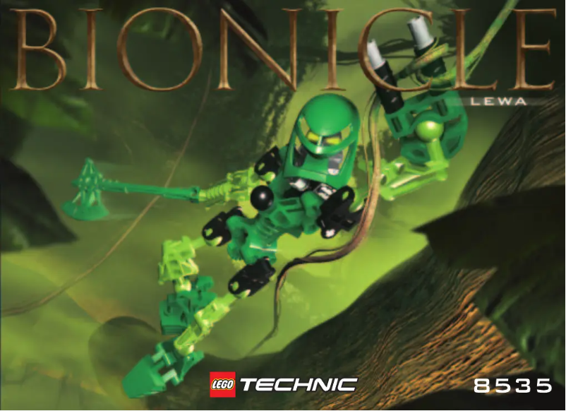 Image de la première page du manuel de l'appareil Bionicle 8535