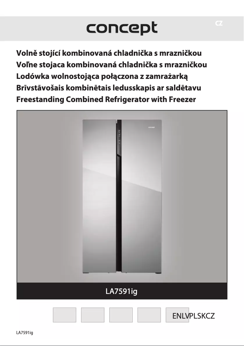 Image de la première page du manuel de l'appareil LA7591IG