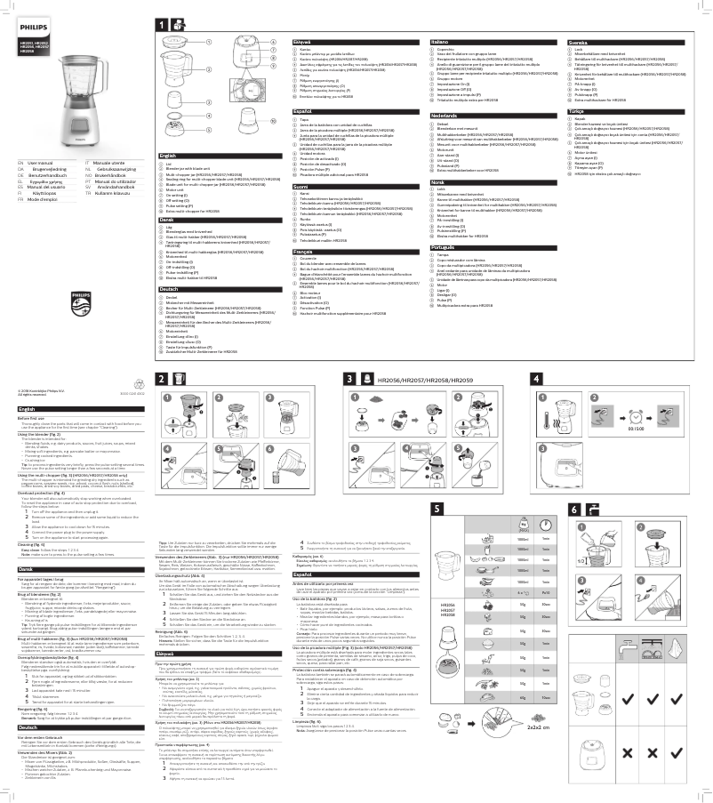 Image de la première page du manuel de l'appareil Daily Collection HR2052