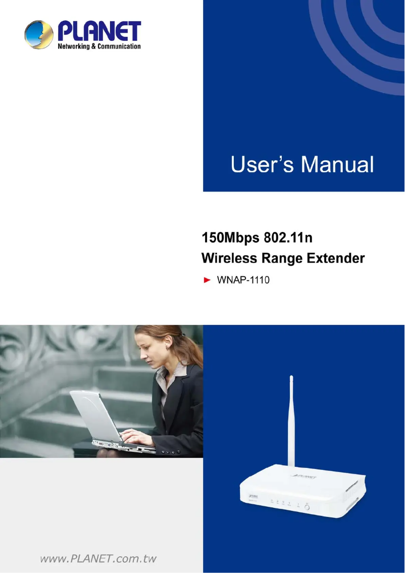 Image de la première page du manuel de l'appareil WNAP-1110