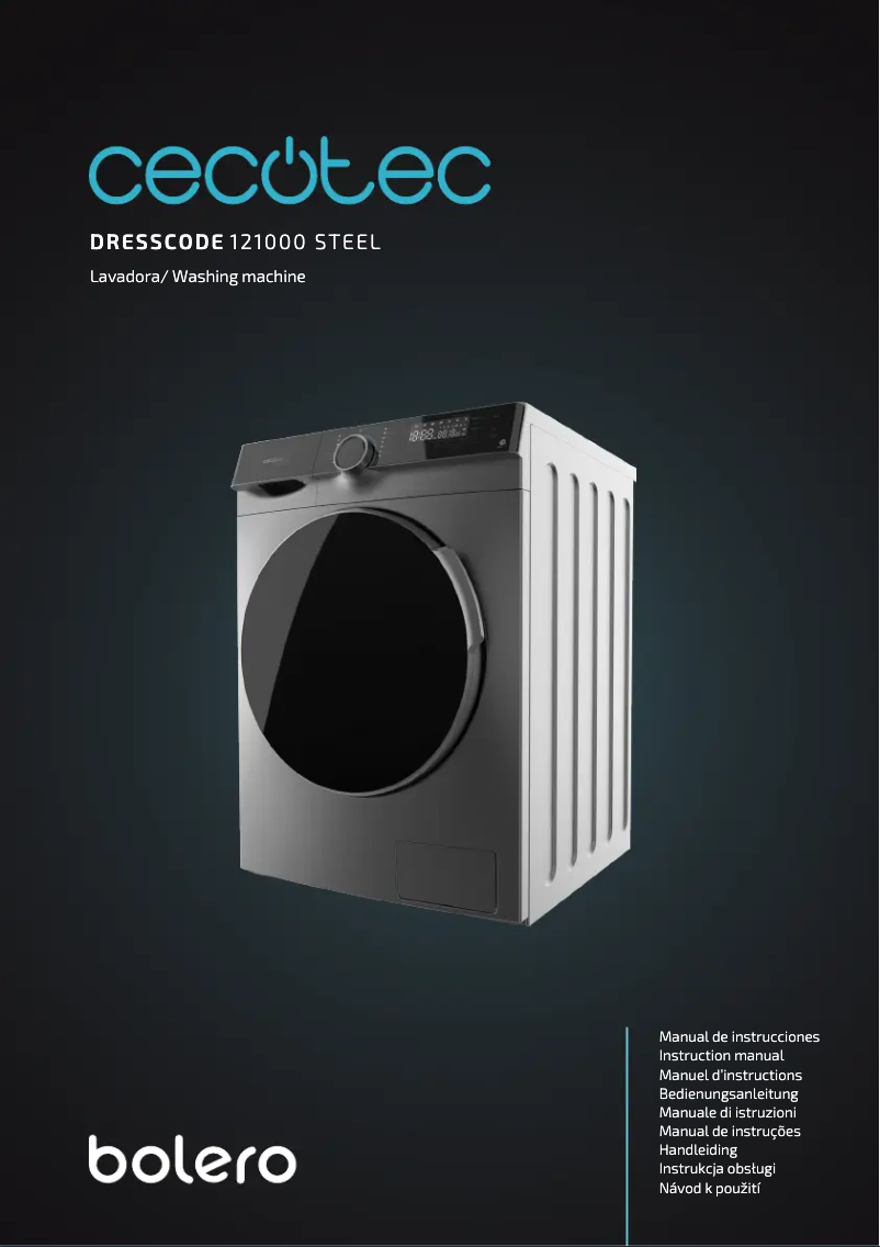 Page 1 of the manual User Manual Cecotec Bolero DressCode 121000 Steel