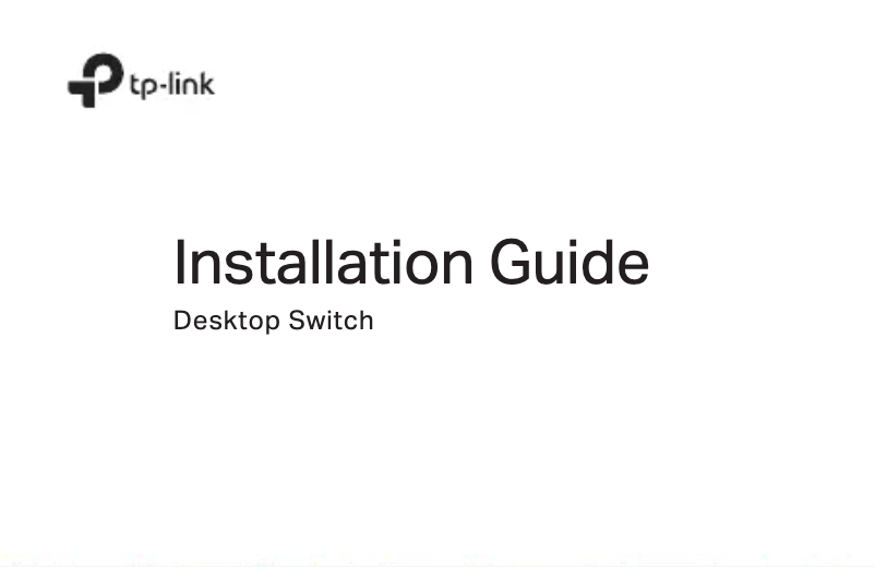 Página 1 del manual Guía de instalación TP-Link TL-RP108GE