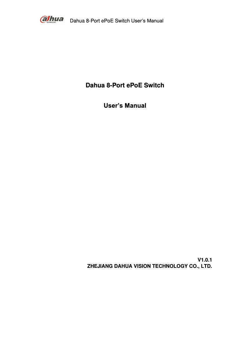 Image de la première page du manuel de l'appareil LR2110-8ET-120