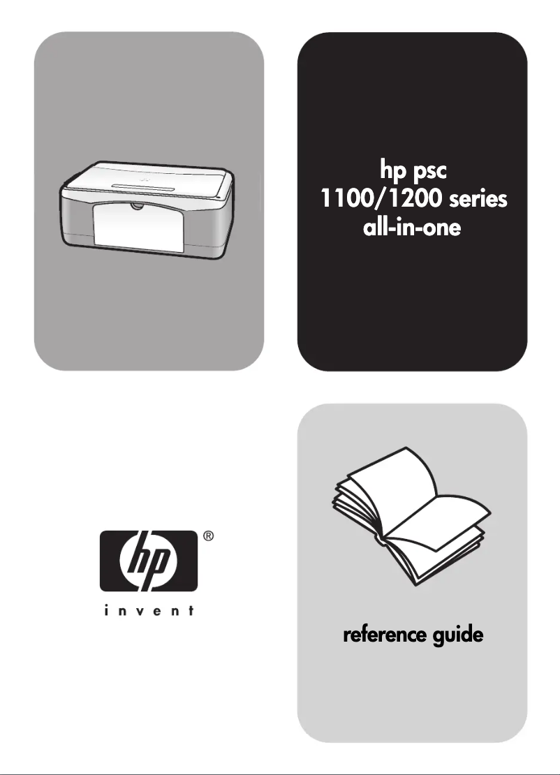Page n°1 - Manuel utilisateur HP PSC 1118