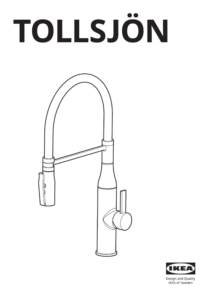 Page 1 de la notice Manuel utilisateur Ikea TOLLSJÖN 203.416.87