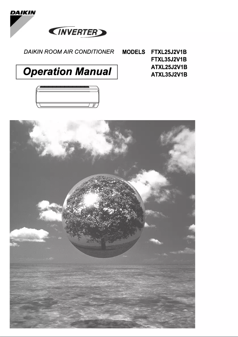 Imagen de la primera página del manual del dispositivo FTXL25J2V1B