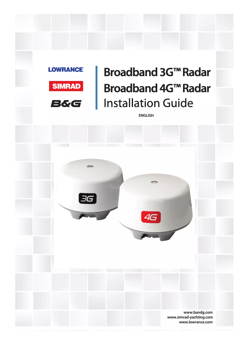 Page 1 de la notice Manuel utilisateur Lowrance Broadband 4G Radar