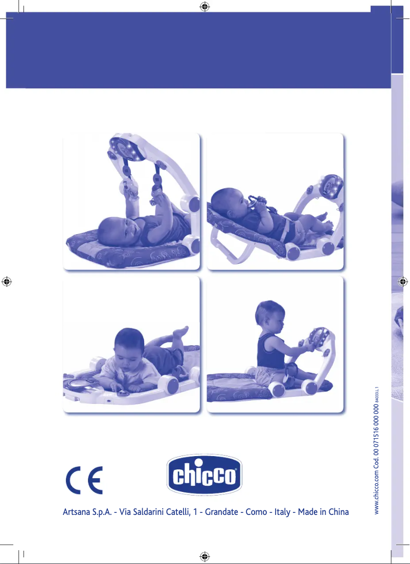 Página 1 del manual Manual de usuario Chicco Baby Trainer Ergo Gym
