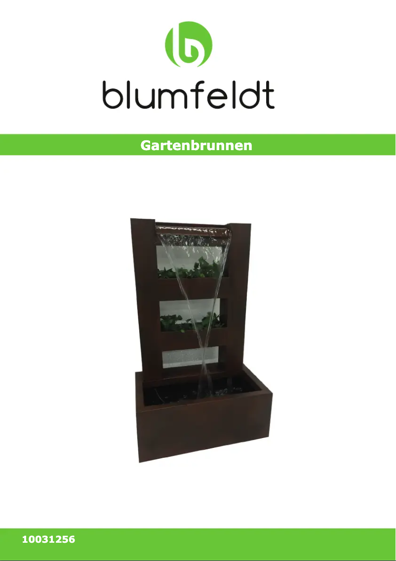 Página 1 del manual Manual de usuario Blumfeldt Lemuria