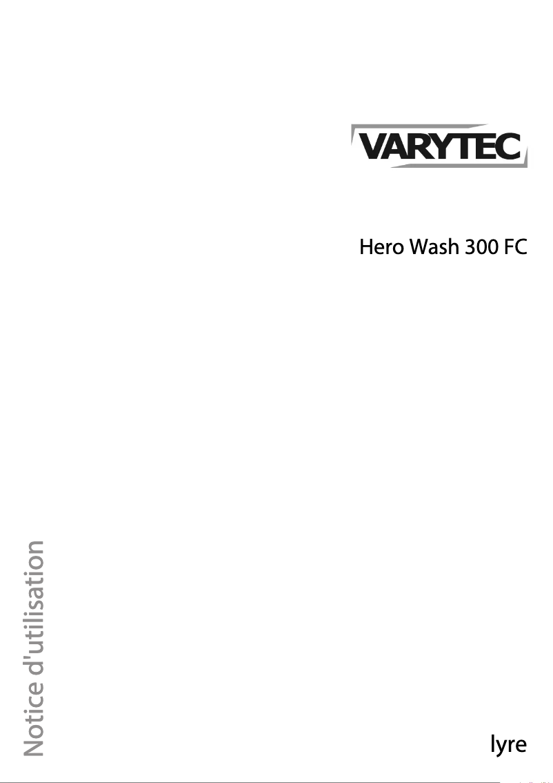 Page 1 de la notice Manuel utilisateur Varytec Hero Wash 300