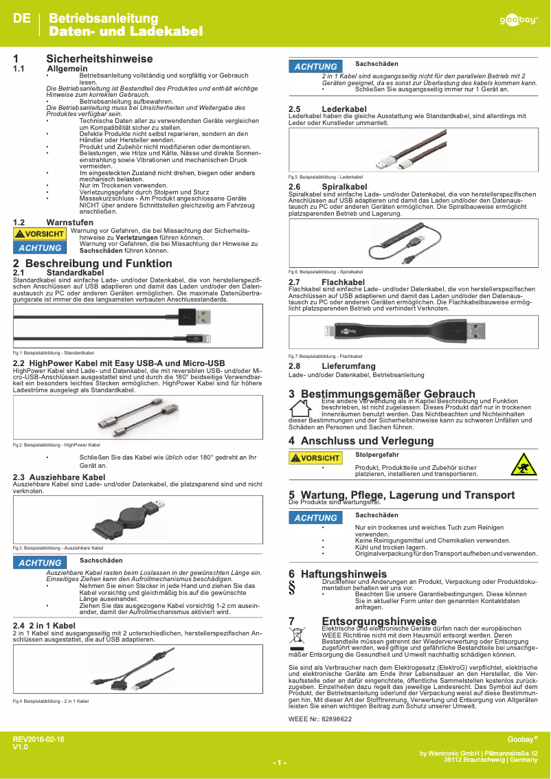 Image de la première page du manuel de l'appareil USB 2.0 A/Lightning