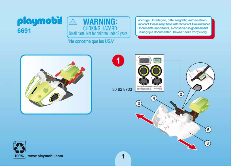 Image de la première page du manuel de l'appareil Super 4 Skyjet
