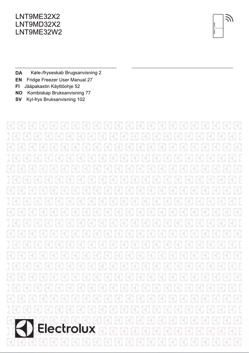 Page n°1 - Manuel utilisateur Electrolux LNT9ME32X2